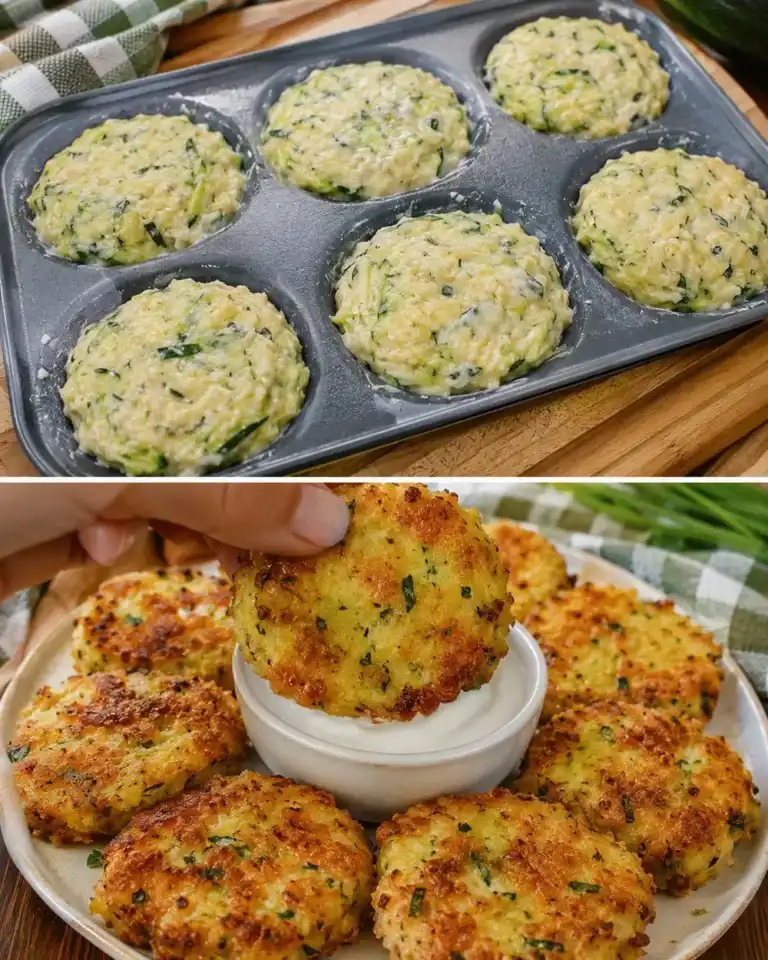 Probé estos buñuelos de calabacín al horno y ahora los preparo todas las semanas