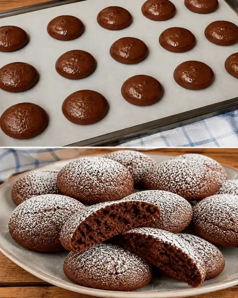 Solo mezclo yogur y cacao para preparar estas galletas ligeras: cada una tiene unas 70 kcal