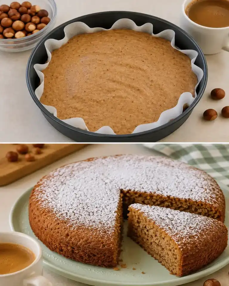 Solo necesitas unas avellanas y un ingrediente inesperado para preparar el bizcocho más tierno que he probado